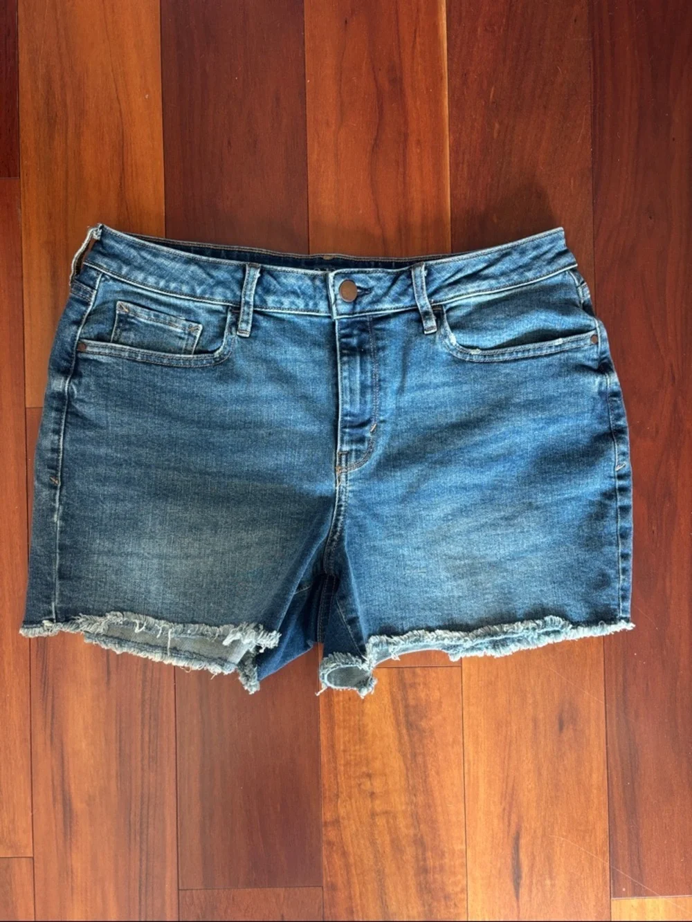 Denim cutoffs